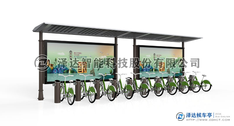 公共自行车棚 共享文明社会(图1)