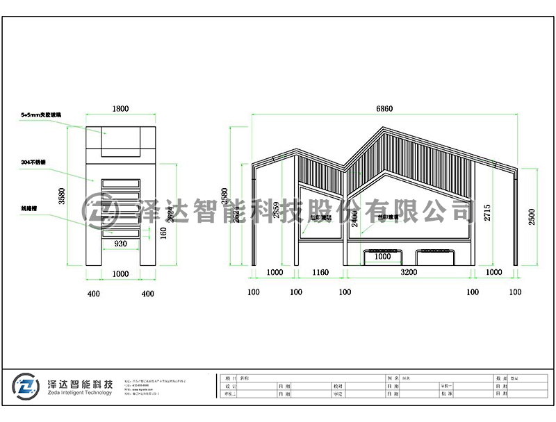 泽达候车亭 HCT072(图2)