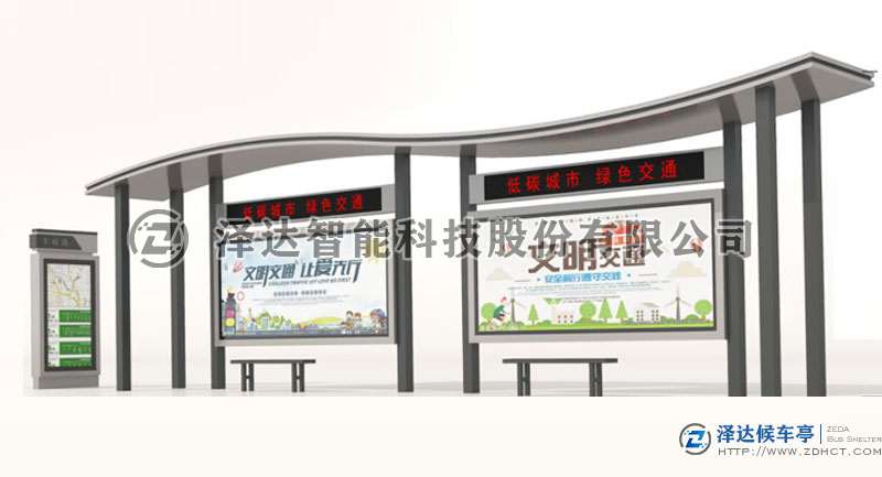 安徽省12米候车亭生产完成并装车发货(图1)