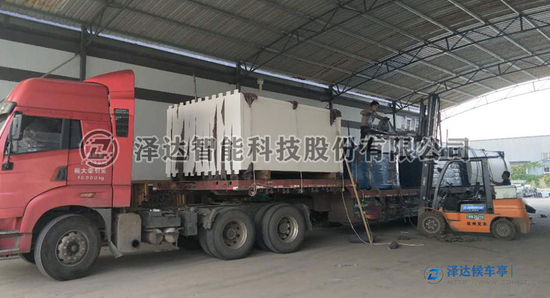 湖北省乡镇候车亭由泽达候车亭生产装车发货(图4)