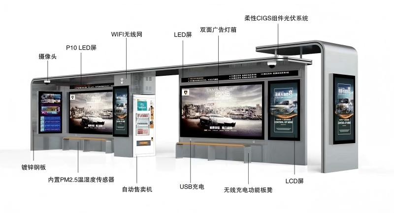 智能候车亭装车完毕 即刻发往浙江