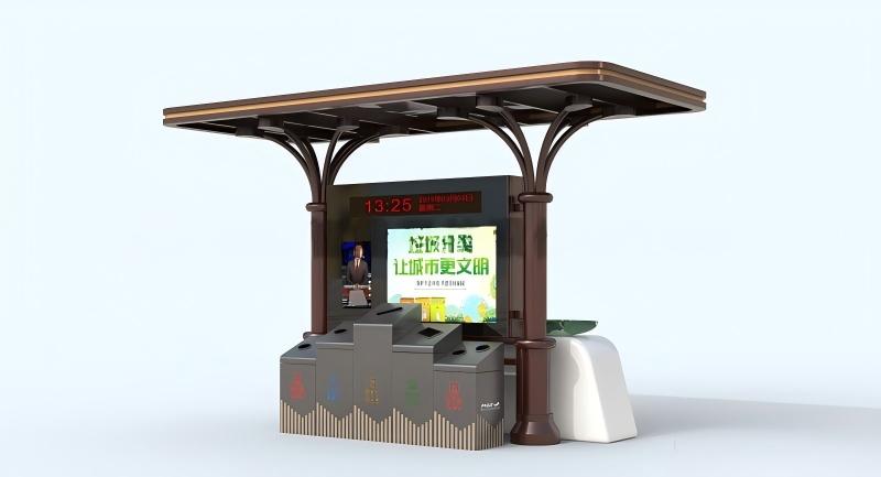 浙江垃圾分类亭已装车完毕