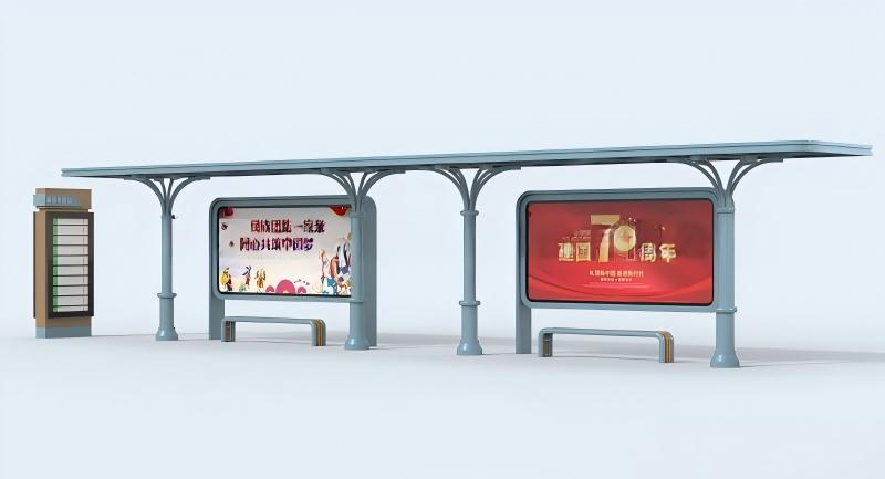 福建厦门新建公交候车亭做好文明城市创建工作