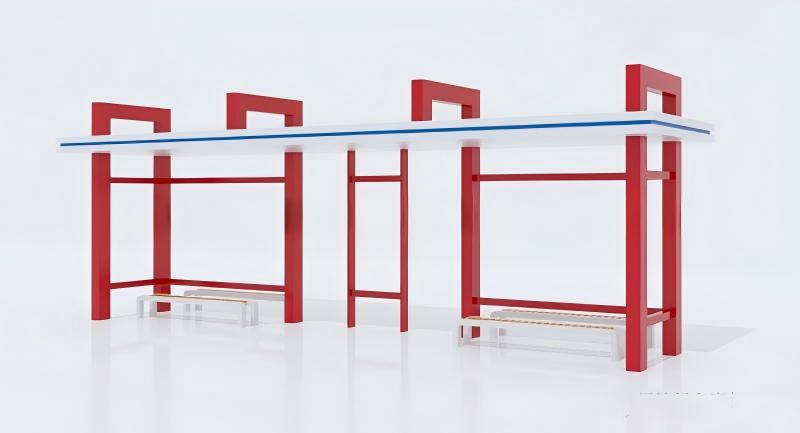 华展建设候车亭助力新疆完善交通民生工程