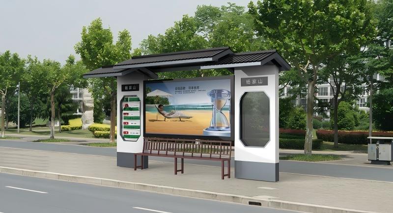 江西建设乡镇公交候车亭 实现城乡公交一体化
