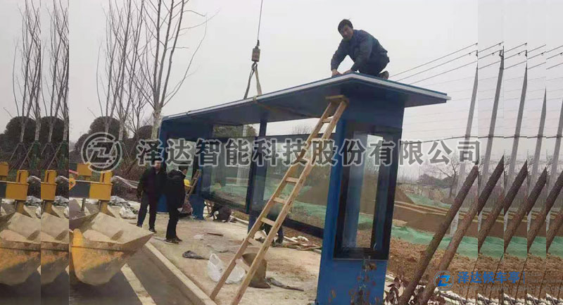 天空蓝候车亭生产完成，即刻发往湖北省(图5)