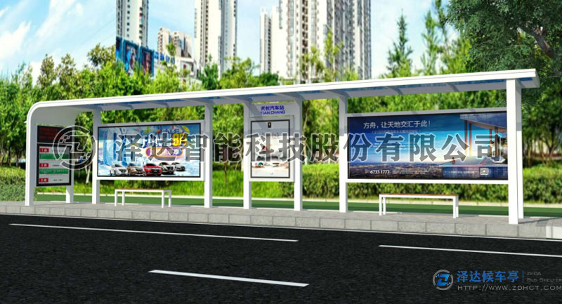 安徽省候车亭已生成完成，装车发货(图1)