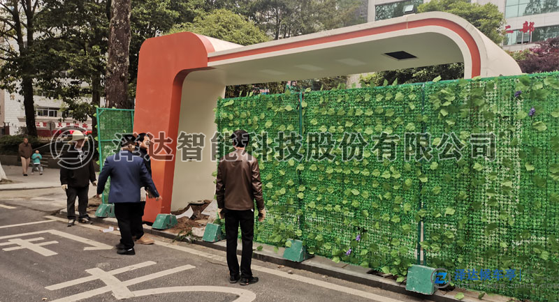 江西省异形候车亭装车发货(图4)