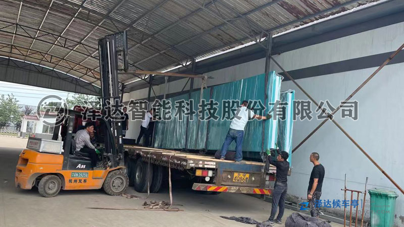 河北省的自动售卖机式候车亭再次装车发货，点亮星空(图5)